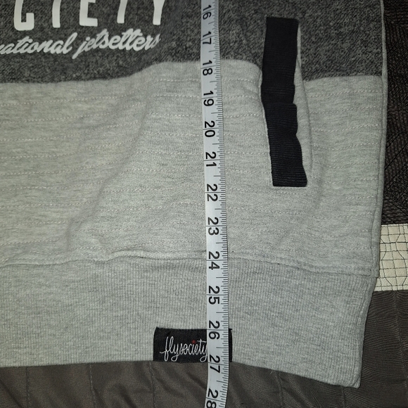 Fly Society International Jetsetter Hoodie Size Large - Picture 8 of 8
